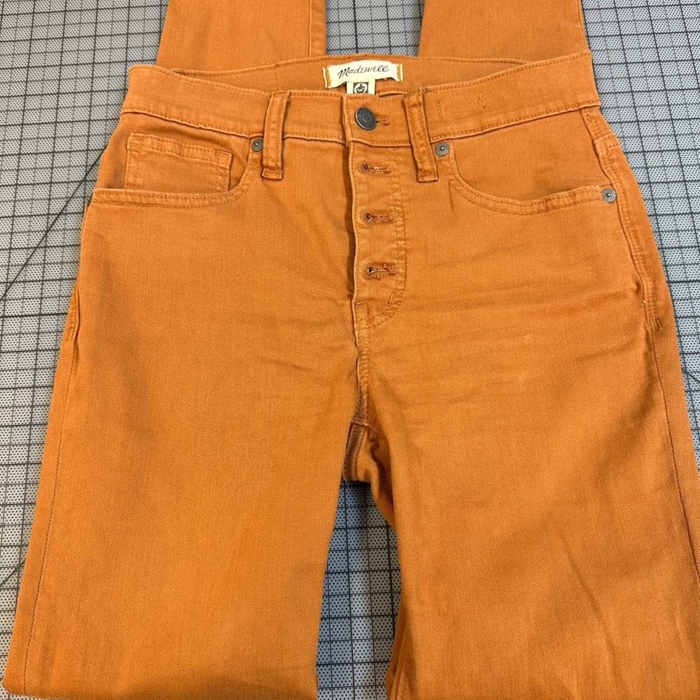 Madewell Rust colored Jeans